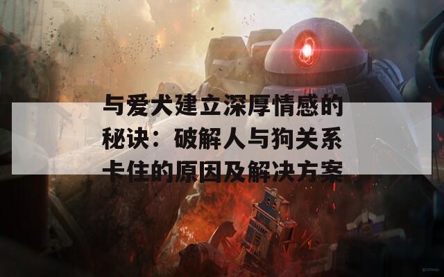 与爱犬建立深厚情感的秘诀：破解人与狗关系卡住的原因及解决方案