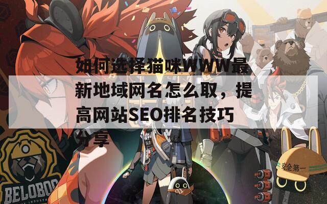 如何选择猫咪WWW最新地域网名怎么取，提高网站SEO排名技巧分享