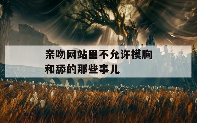 亲吻网站里不允许摸胸和舔的那些事儿