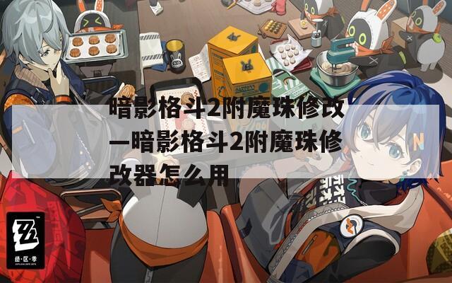 暗影格斗2附魔珠修改—暗影格斗2附魔珠修改器怎么用