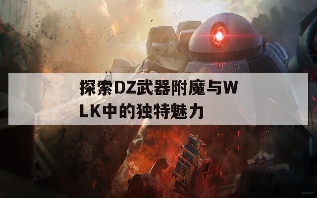 探索DZ武器附魔与WLK中的独特魅力