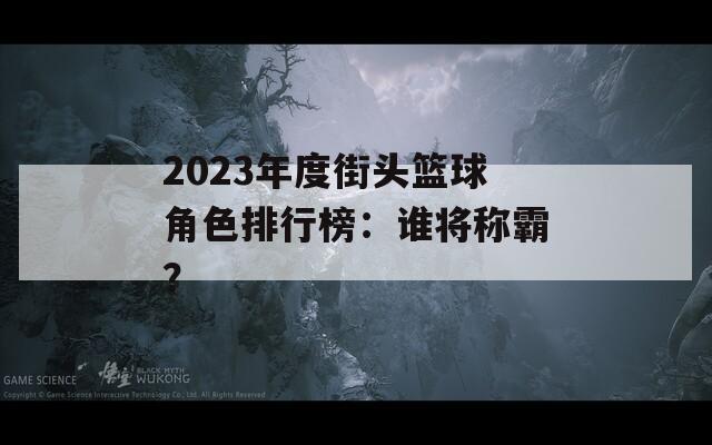 2023年度街头篮球角色排行榜：谁将称霸？