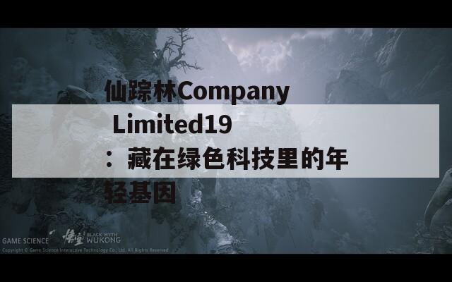 仙踪林Company Limited19：藏在绿色科技里的年轻基因