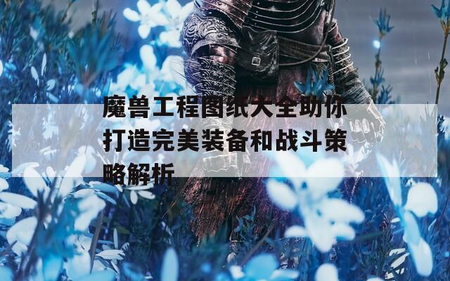魔兽工程图纸大全助你打造完美装备和战斗策略解析