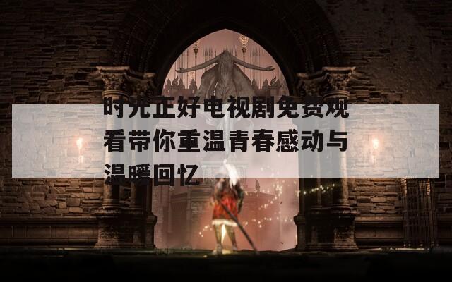 时光正好电视剧免费观看带你重温青春感动与温暖回忆