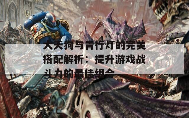 大天狗与青行灯的完美搭配解析：提升游戏战斗力的最佳组合