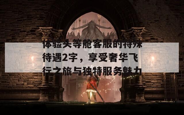 体验头等舱客服的特殊待遇2字，享受奢华飞行之旅与独特服务魅力