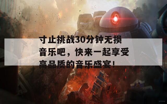 寸止挑战30分钟无损音乐吧，快来一起享受高品质的音乐盛宴！