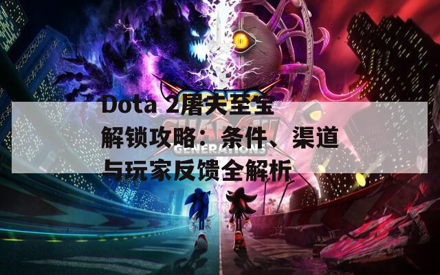 Dota 2屠夫至宝解锁攻略：条件、渠道与玩家反馈全解析