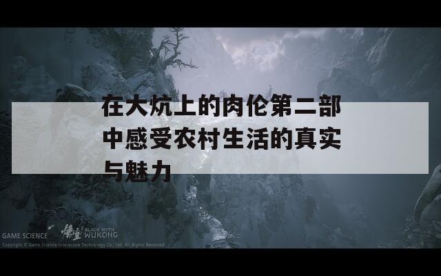在大炕上的肉伦第二部中感受农村生活的真实与魅力