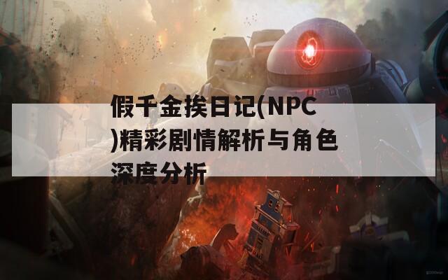 假千金挨日记(NPC)精彩剧情解析与角色深度分析