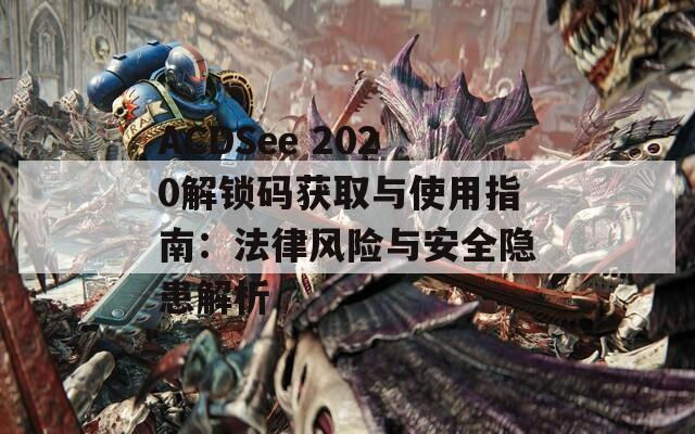 ACDSee 2020解锁码获取与使用指南：法律风险与安全隐患解析