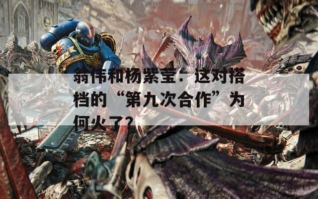 翁伟和杨紫莹：这对搭档的“第九次合作”为何火了？