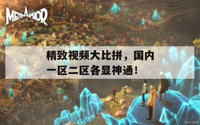 精致视频大比拼，国内一区二区各显神通！