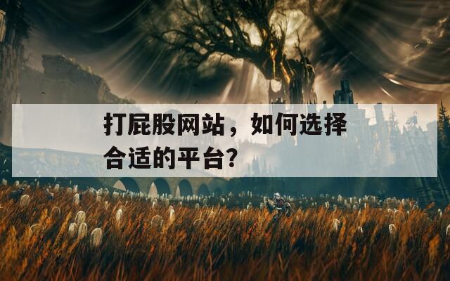 打屁股网站，如何选择合适的平台？