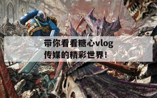 带你看看糖心vlog传媒的精彩世界！