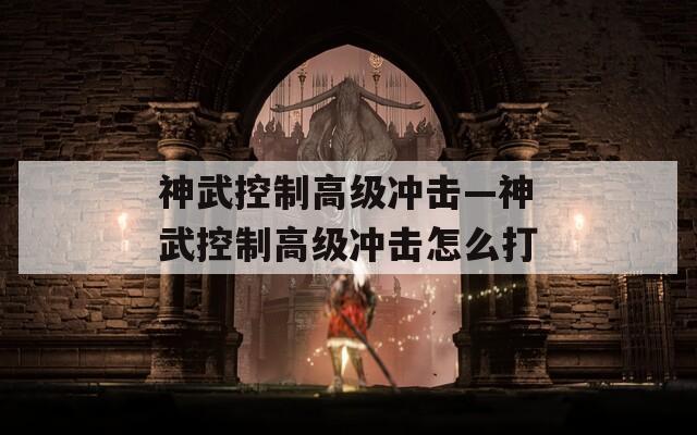 神武控制高级冲击—神武控制高级冲击怎么打