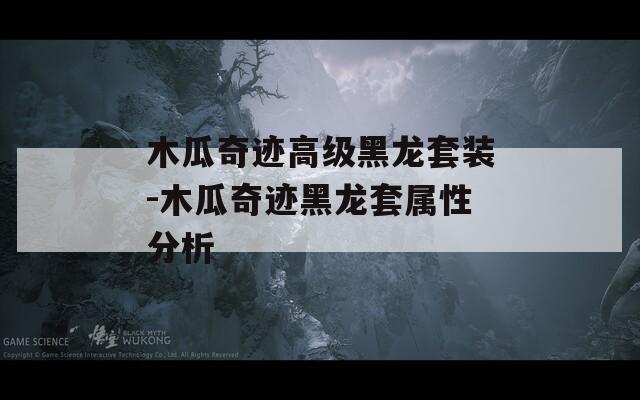 木瓜奇迹高级黑龙套装-木瓜奇迹黑龙套属性分析