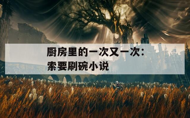 厨房里的一次又一次：索要刷碗小说