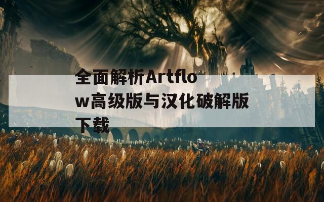 全面解析Artflow高级版与汉化破解版下载