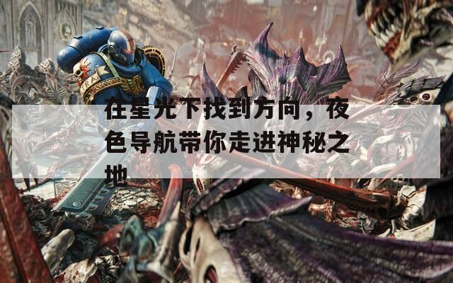 在星光下找到方向，夜色导航带你走进神秘之地