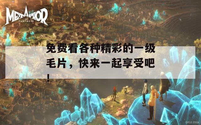 免费看各种精彩的一级毛片，快来一起享受吧！