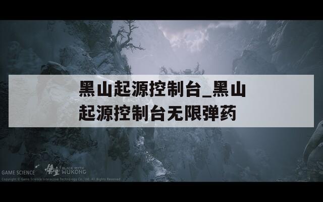 黑山起源控制台_黑山起源控制台无限弹药
