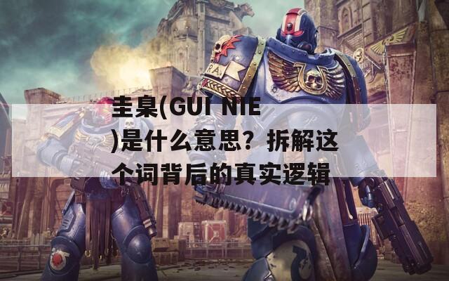 圭臬(GUI NIE)是什么意思？拆解这个词背后的真实逻辑