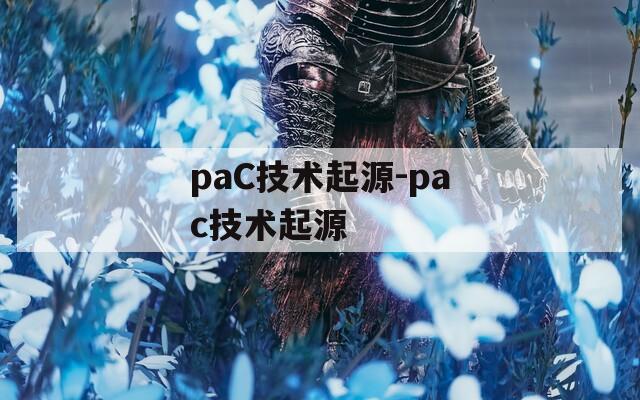 paC技术起源-pac技术起源