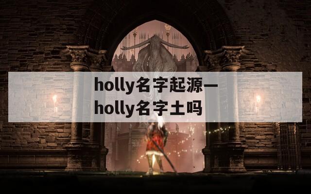 holly名字起源—holly名字土吗