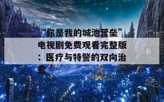 “你是我的城池营垒”电视剧免费观看完整版：医疗与特警的双向治愈