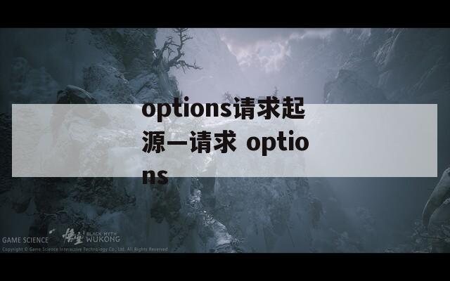 options请求起源—请求 options