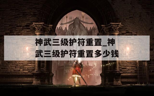 神武三级护符重置_神武三级护符重置多少钱