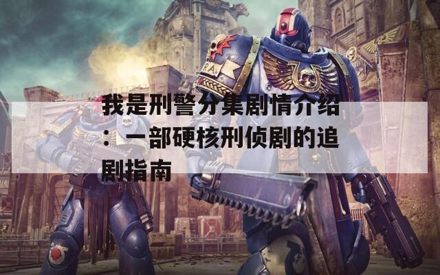 我是刑警分集剧情介绍：一部硬核刑侦剧的追剧指南