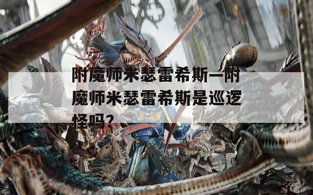附魔师米瑟雷希斯—附魔师米瑟雷希斯是巡逻怪吗？