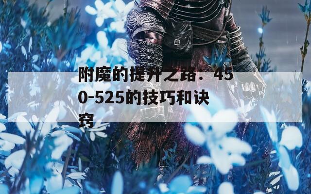 附魔的提升之路：450-525的技巧和诀窍