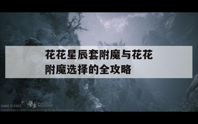 花花星辰套附魔与花花附魔选择的全攻略