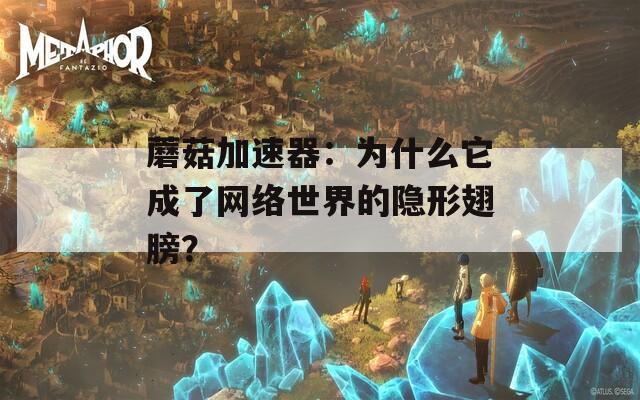 蘑菇加速器：为什么它成了网络世界的隐形翅膀？