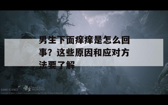 男生下面痒痒是怎么回事？这些原因和应对方法要了解